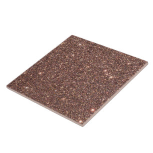 Azulejo De Cerâmica Sparkles de bronze do brilho