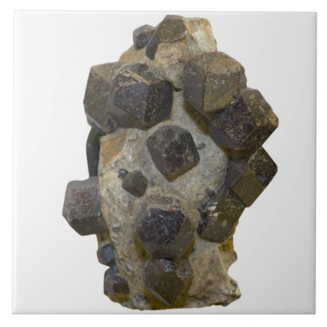 Azulejo De Cerâmica Spessartite na matriz (Frente)