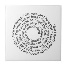 Azulejo De Cerâmica Spiral-alicewonderland2