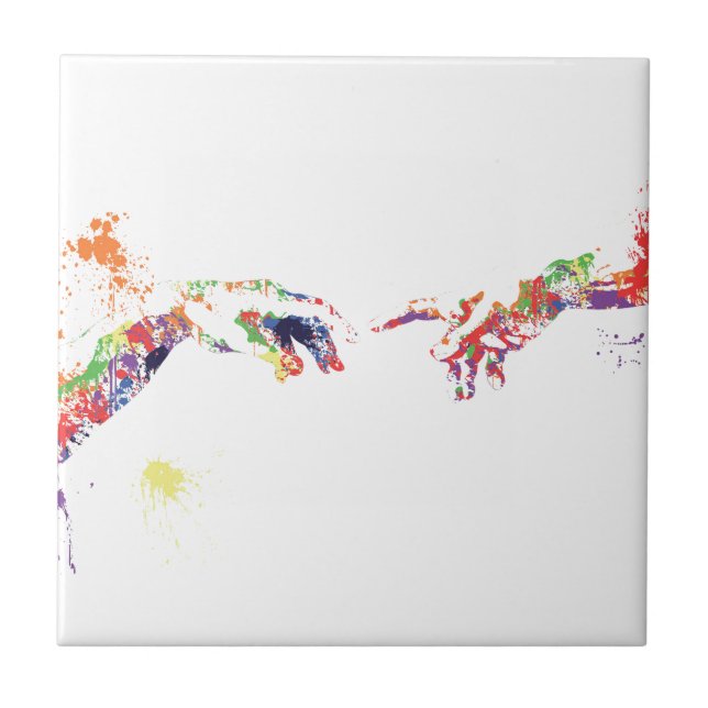 Azulejo De Cerâmica Splatter Sistine (Frente)