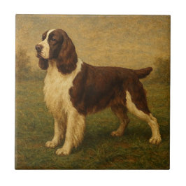Azulejo De Cerâmica Springer Spaniel Inglês
