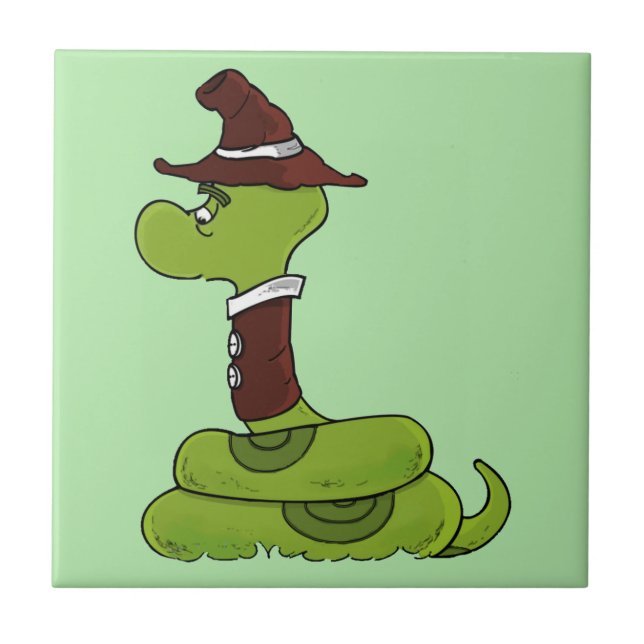 Azulejo De Cerâmica Sr. Wiggly (Frente)