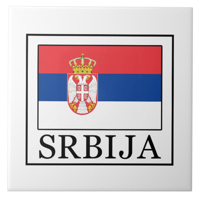 Azulejo De Cerâmica Srbija (Frente)