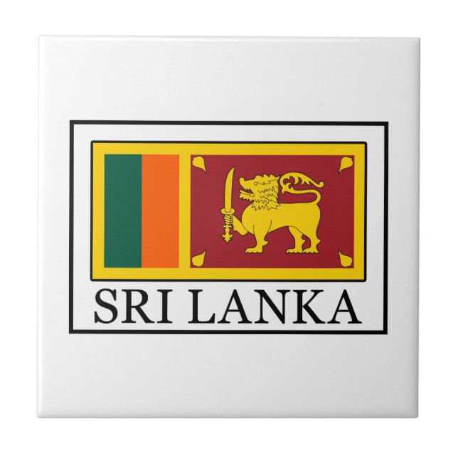 Azulejo De Cerâmica Sri Lanka (Frente)