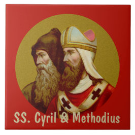 Azulejo De Cerâmica SS. Cyril & Methodius (M 001)