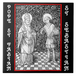 Azulejo De Cerâmica SS. Fabian & Sebastian (BG 01)