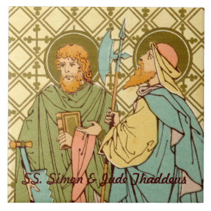 Azulejo De Cerâmica SS. Simão & Judas Tadeu (RLS 16)