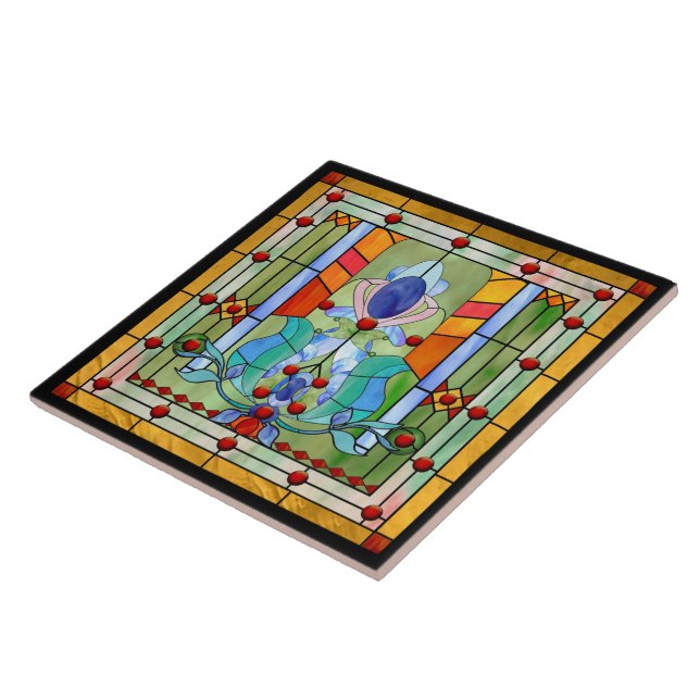 Azulejo De Cerâmica Ssted Glass Fantasy (Lateral)