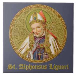 Azulejo De Cerâmica St. Alphonsus Liguori (SNV 02) (Arredondado)