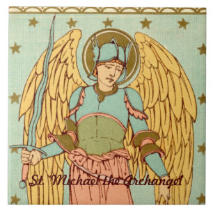 Azulejo De Cerâmica St. Miguel Arcanjo (RLS 12)