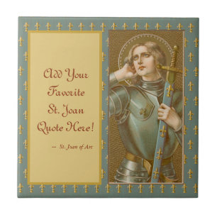 Azulejo De Cerâmica Sta. Joana d'Arc (JM 28)