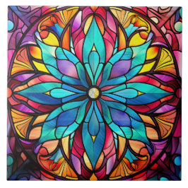 Azulejo De Cerâmica Stained Glass