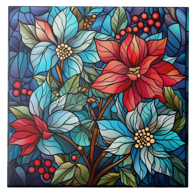 Azulejo De Cerâmica Stained Glass  (Frente)