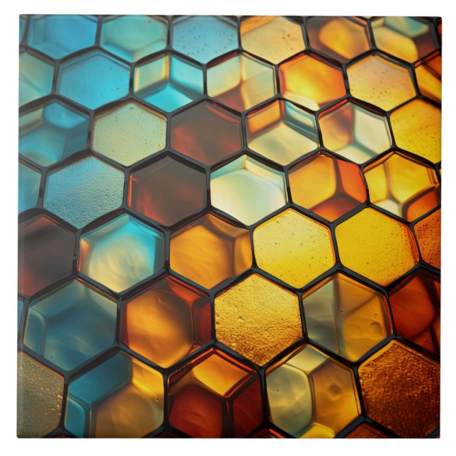 Azulejo De Cerâmica  Stained Glass  (Frente)