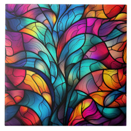 Azulejo De Cerâmica Stained Glass