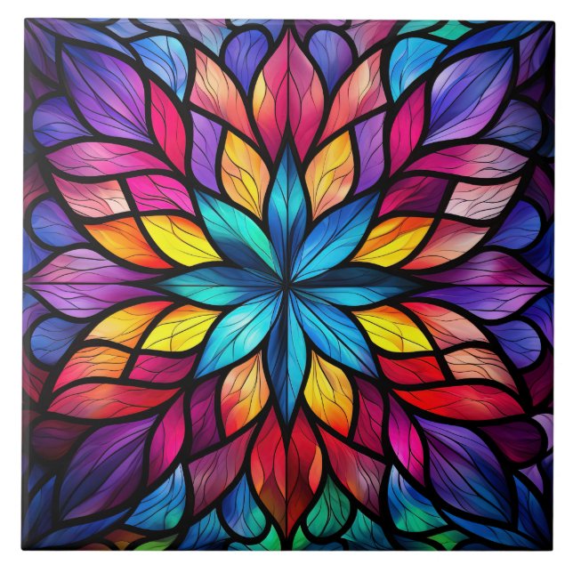 Azulejo De Cerâmica Stained Glass  (Frente)