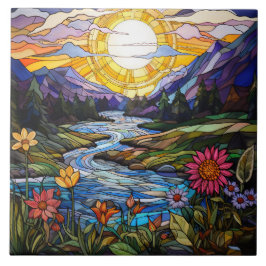 Azulejo De Cerâmica Stained Glass