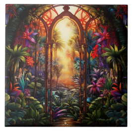 Azulejo De Cerâmica Stained Glass