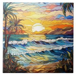 Azulejo De Cerâmica Stained Glass