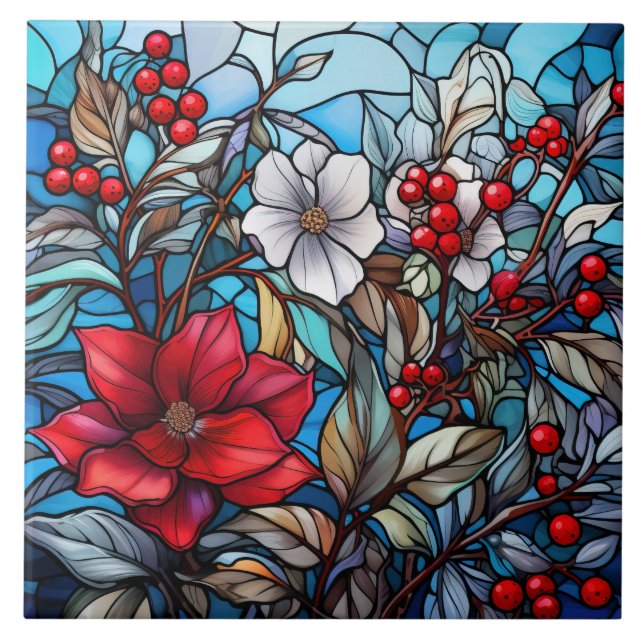 Azulejo De Cerâmica Stained Glass  (Frente)