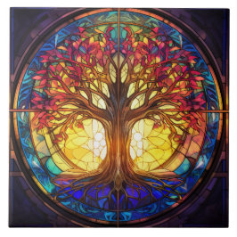 Azulejo De Cerâmica Stained Glass