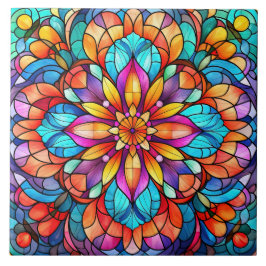 Azulejo De Cerâmica Stained Glass