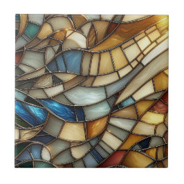 Azulejo De Cerâmica Stained Glass Waves