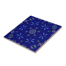 Azulejo De Cerâmica Starlit Kaleidoscope