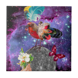 Azulejo De Cerâmica Steampunk Bird