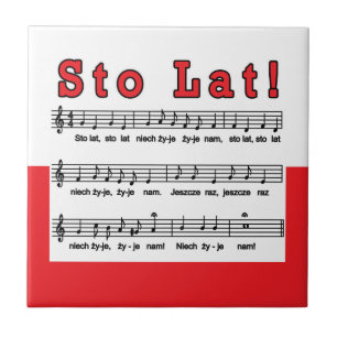 Azulejo De Cerâmica Sto Lat! Música
