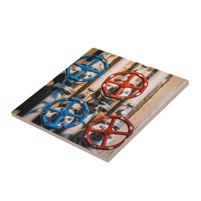 Azulejo De Cerâmica Stopcock in the Schiffbau, Zurique (Lateral)