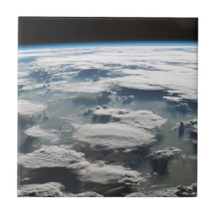 Azulejo De Cerâmica Stormy Sky Acima Da Amazônia