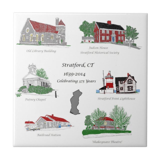 Azulejo De Cerâmica Stratford 375 na cor (Frente)