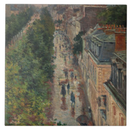 Azulejo De Cerâmica Street Scene em Paris, França (por Maximilien Luce