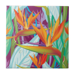 Azulejo De Cerâmica Strelitzia