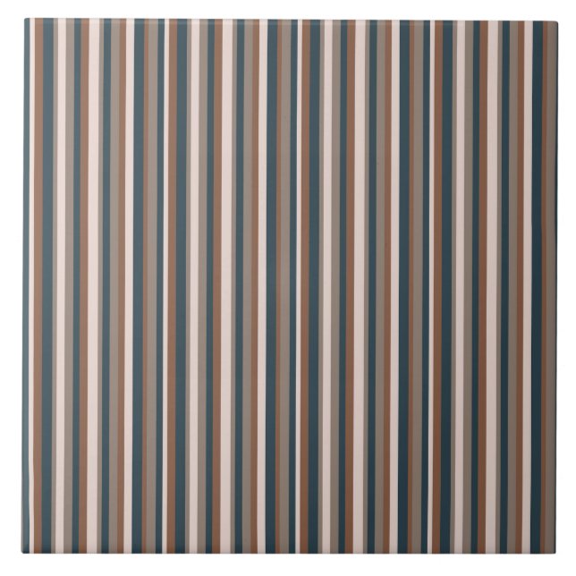 Azulejo De Cerâmica Striped (Frente)