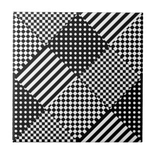 Azulejo De Cerâmica Stripes Verificar Bolinhas Mistura de Design de de