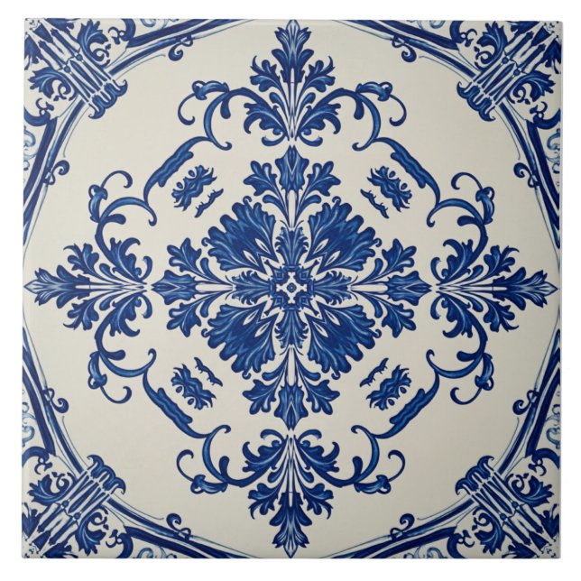 Azulejo De Cerâmica style delft 5 (Frente)