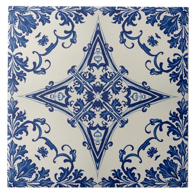 Azulejo De Cerâmica style delft 6 (Frente)