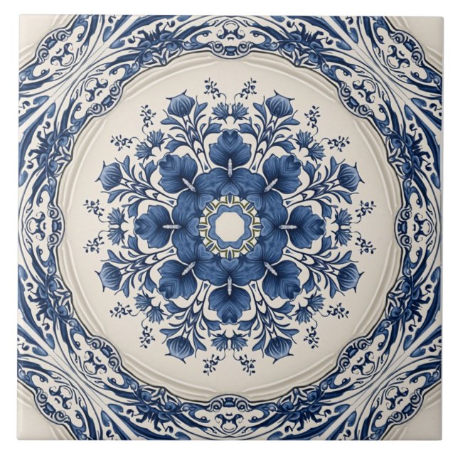 Azulejo De Cerâmica style delft 9 (Frente)