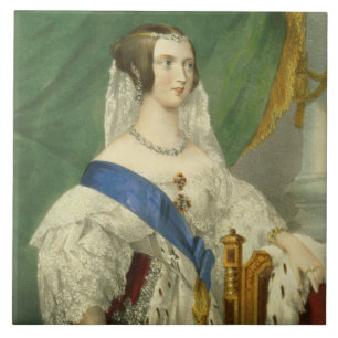 Azulejo De Cerâmica Sua majestade mais gracioso, rainha Victoria