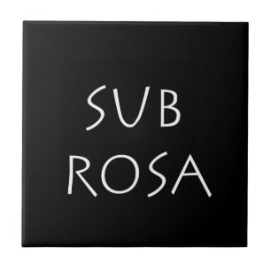 Azulejo De Cerâmica Sub Rosa