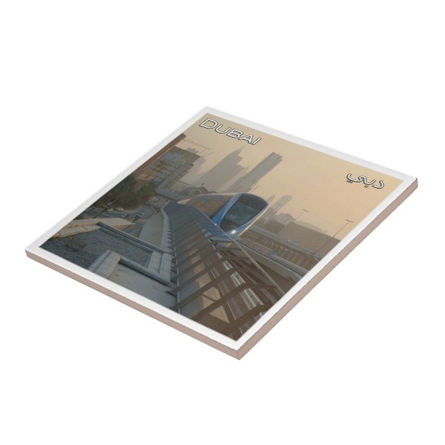 Azulejo De Cerâmica Subway zAE039 DUBAI, Emirados Árabes Unidos, EAU, (Lateral)