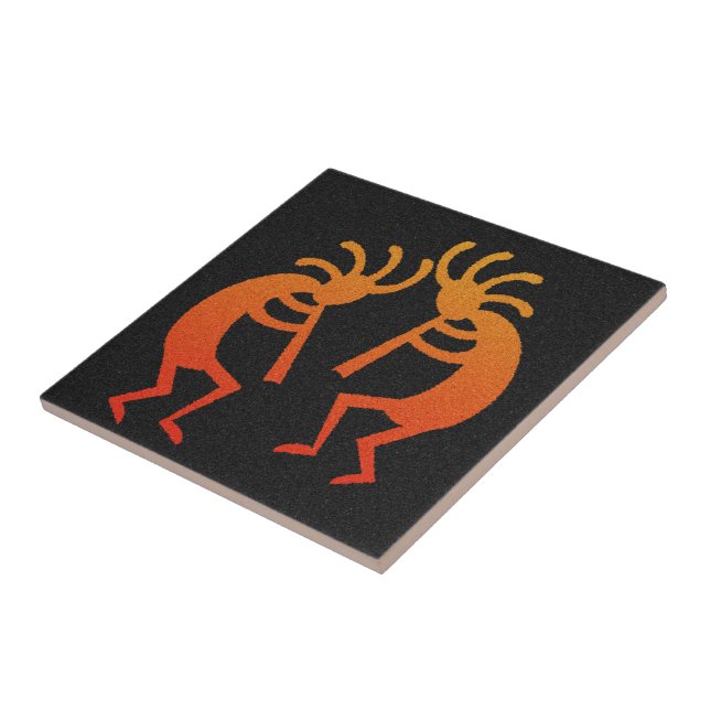 Azulejo De Cerâmica Sudoeste Kokpelli (Lateral)