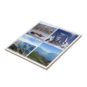 Azulejo De Cerâmica suiça suíça zCH042, Europa,