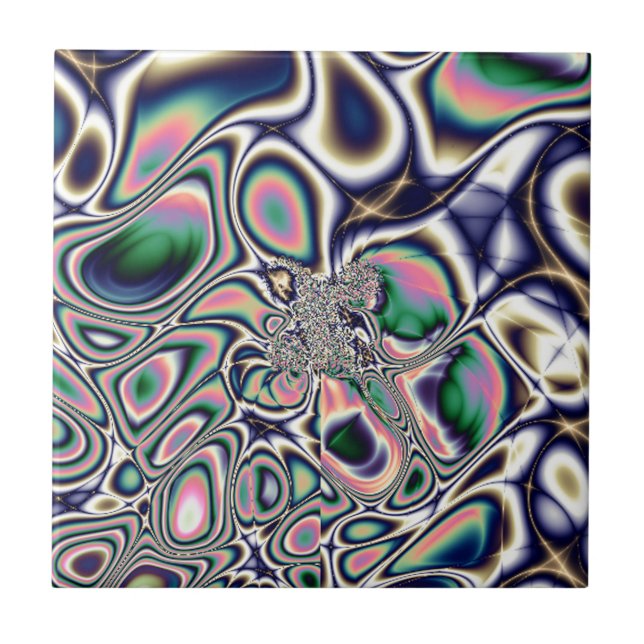 Azulejo De Cerâmica Sujado acima da coleção dos grafites (Frente)