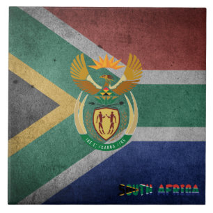 Azulejo De Cerâmica Sul - bandeira africana