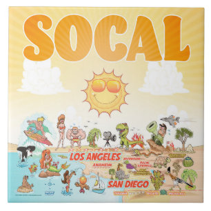 Azulejo De Cerâmica Sul da Califórnia