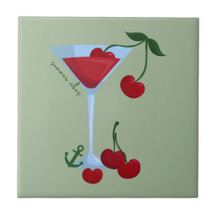 Azulejo De Cerâmica Summer Vibes Cherry