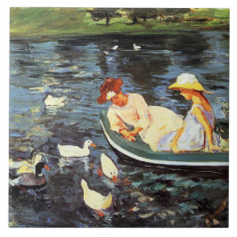 Azulejo De Cerâmica Summertime (por Mary Cassatt)